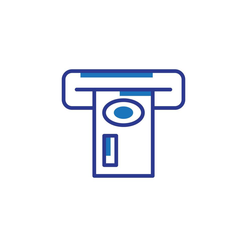 ATM macchina vettore per icona sito web, ui essenziale, simbolo, presentazione