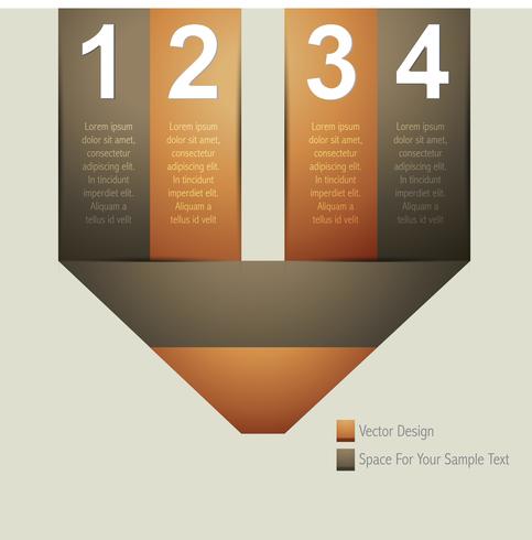 modello di infografica vettore