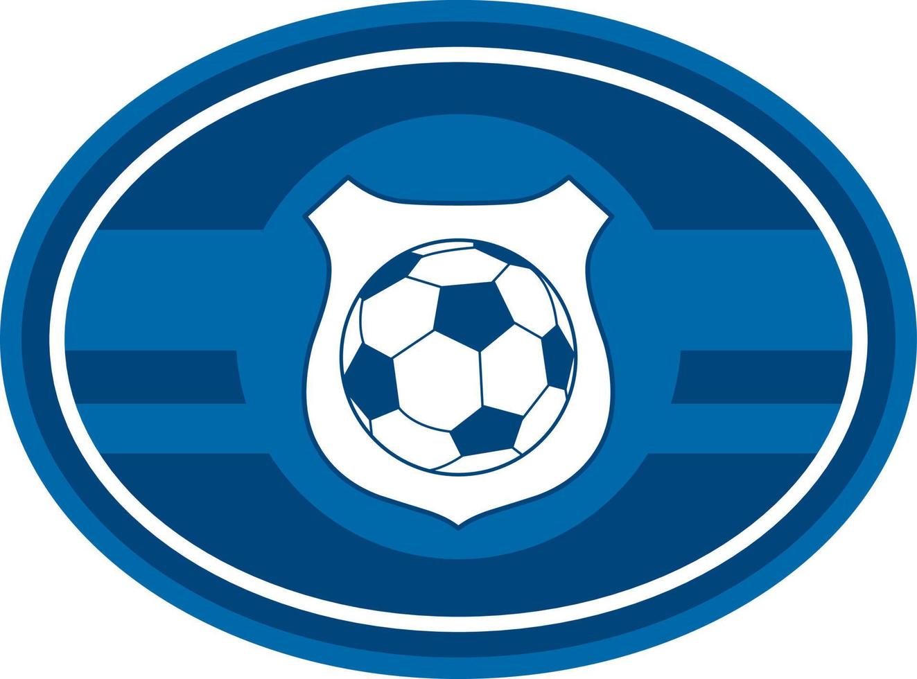 calcio calcio distintivo con palla - gli sport illustrazione vettore