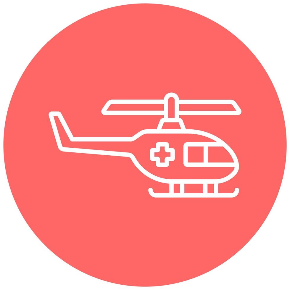 elicottero vettore icona stile