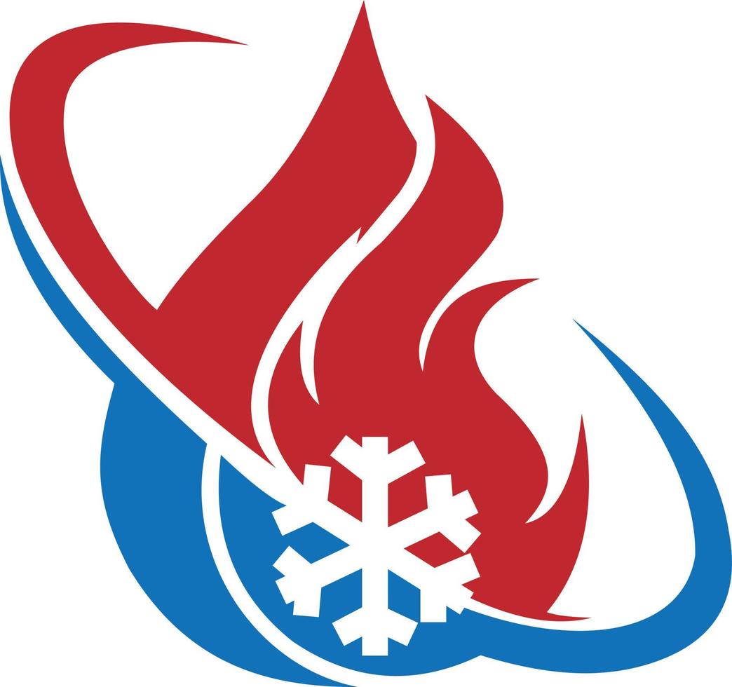 HVAC logo simbolo vettore