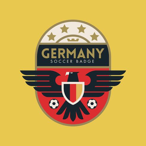 Distintivi di calcio della Coppa del mondo della Germania vettore