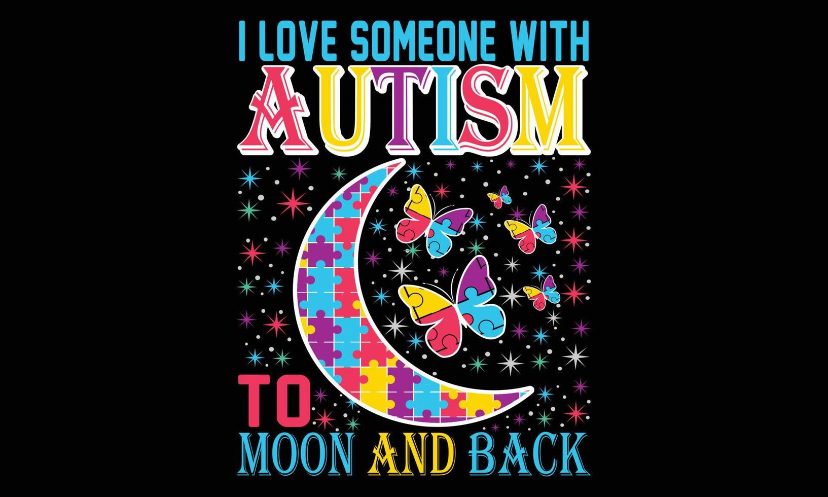 contento autismo consapevolezza giorno tipografia maglietta design. motivazionale autismo giorno tipografia maglietta creativo bambini, e tipografia autismo vettore illustrazione.