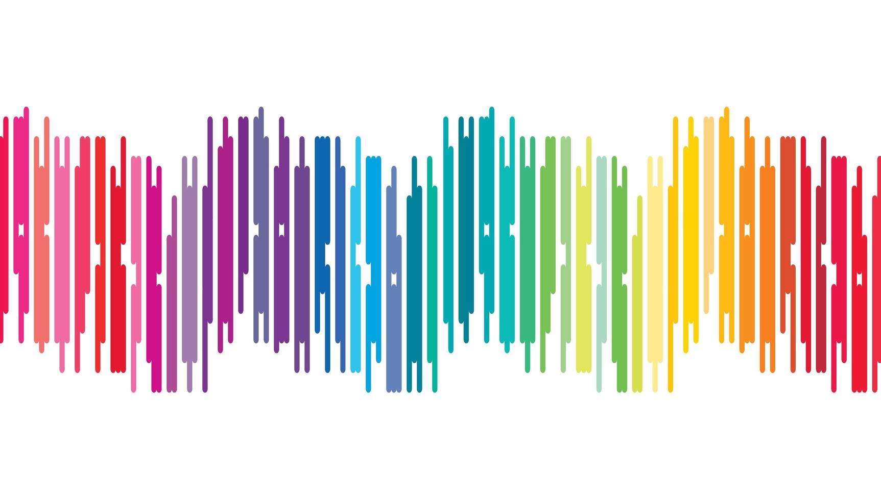 sfondo colorato onda sonora digitale vettore