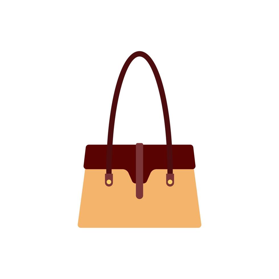 donna borsetta piatto design vettore illustrazione. pelle borse. donna colorato lusso moderno mano Borsa con maneggiare, bellissimo frizione e accessorio vettore