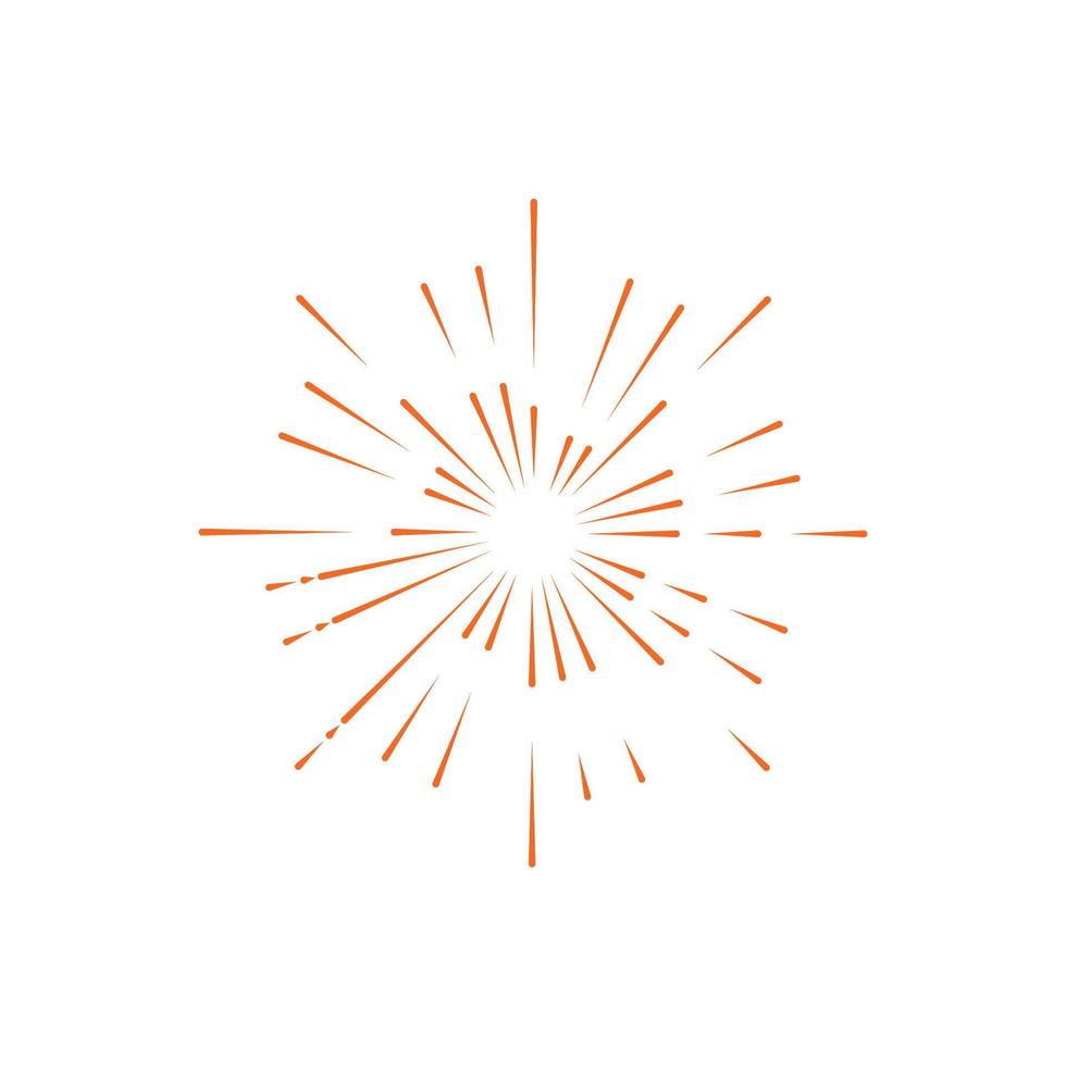 fuoco d'artificio vettore illustrazione icona design