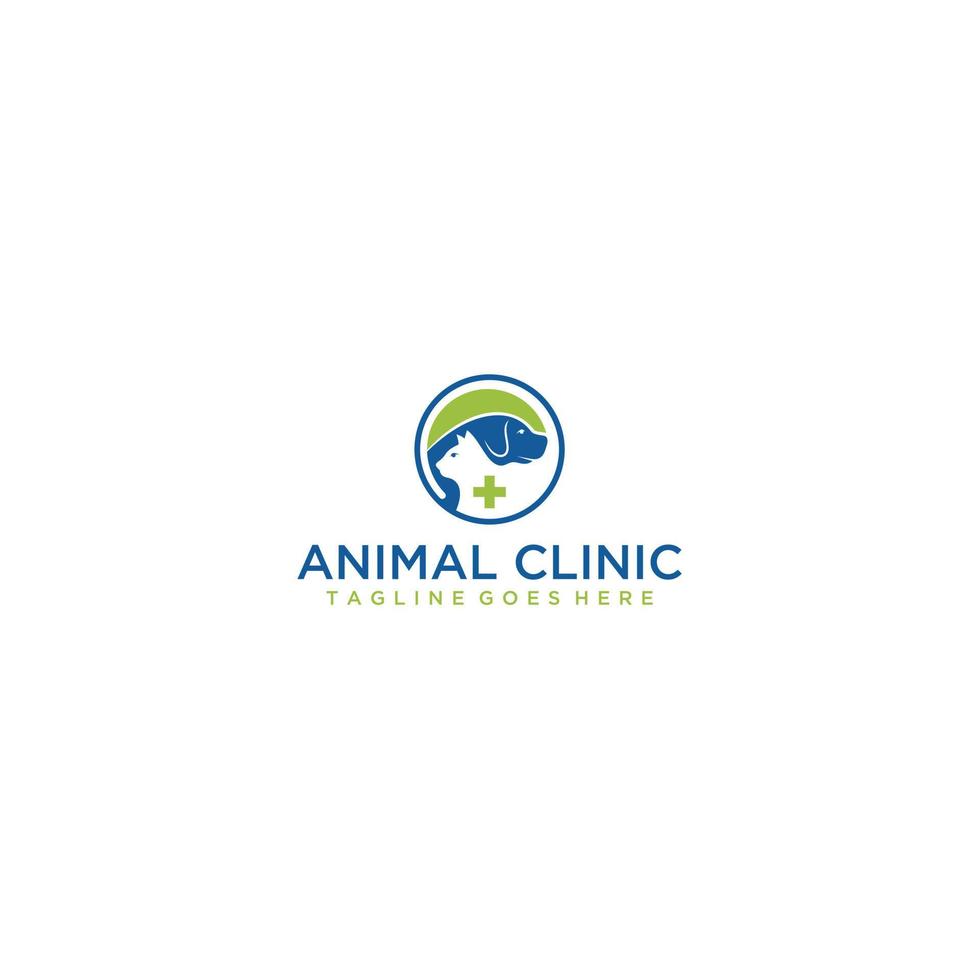 animale domestico cura logo design. animale domestico negozio e veterinario logo concetto. vettore logo modello