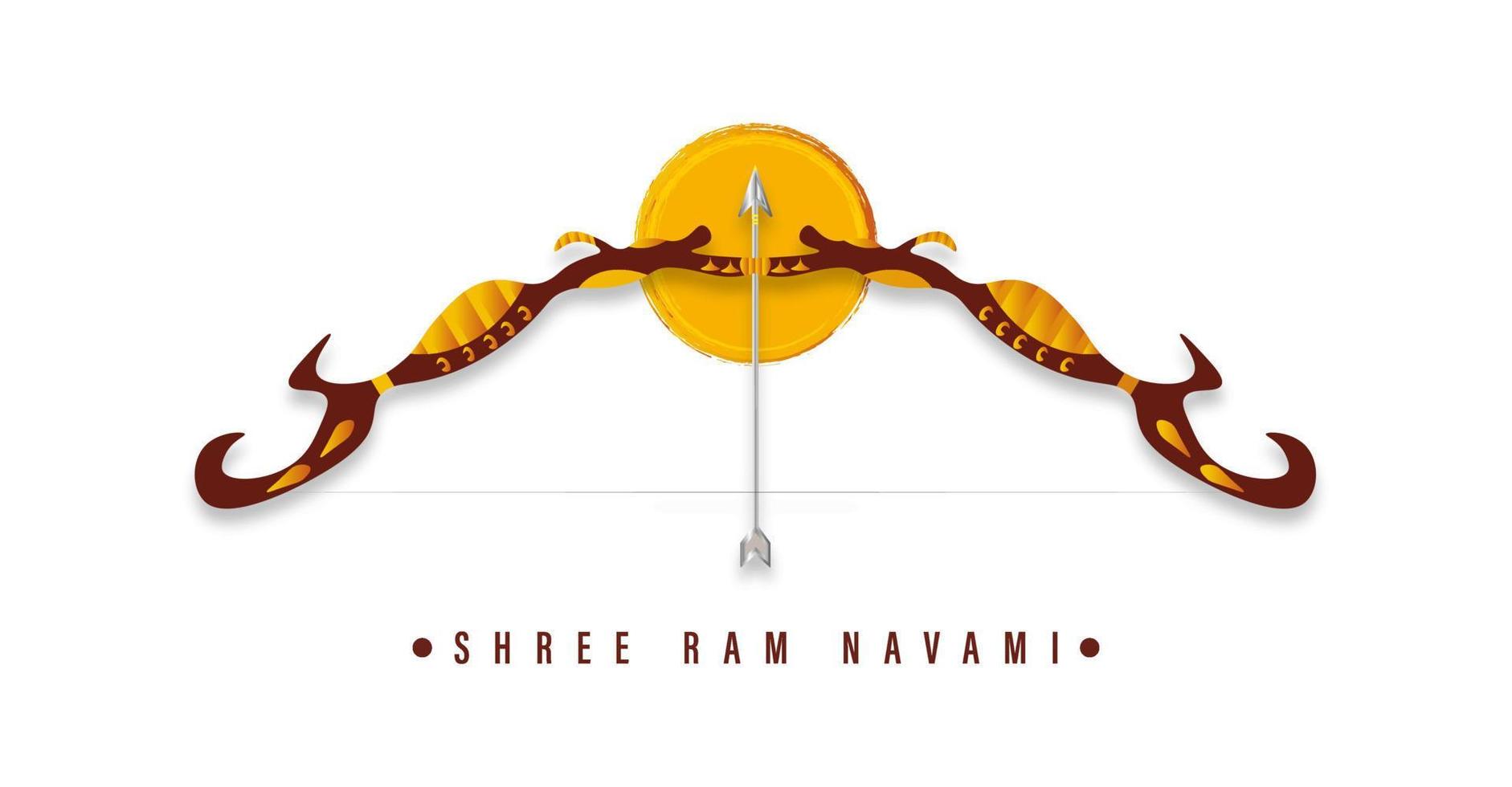 Shree montone Navami, vettore illustrazione