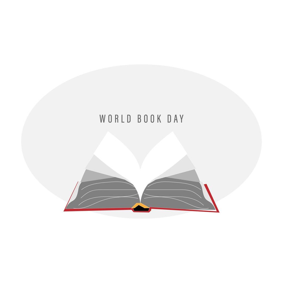 mondo libro giorno, vettore illustrazione