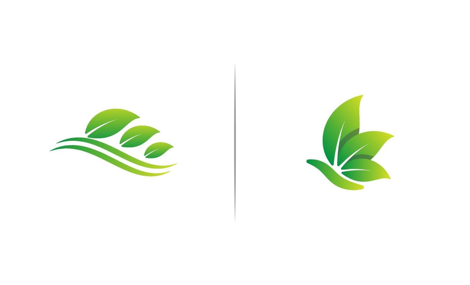 modello di logo di vettore di natura foglia eco lumaca