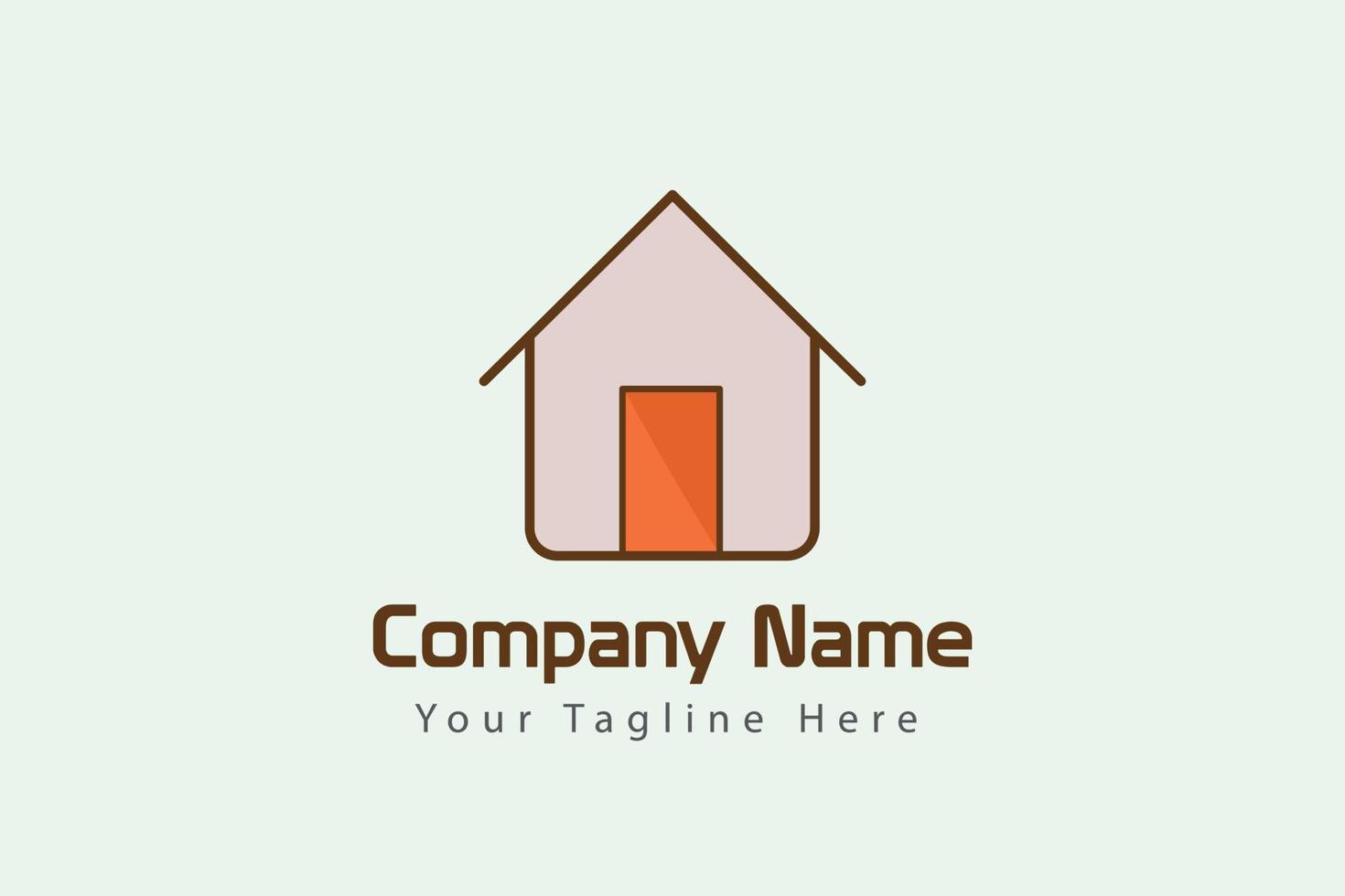 il tuo casa logo vettore illustrazione