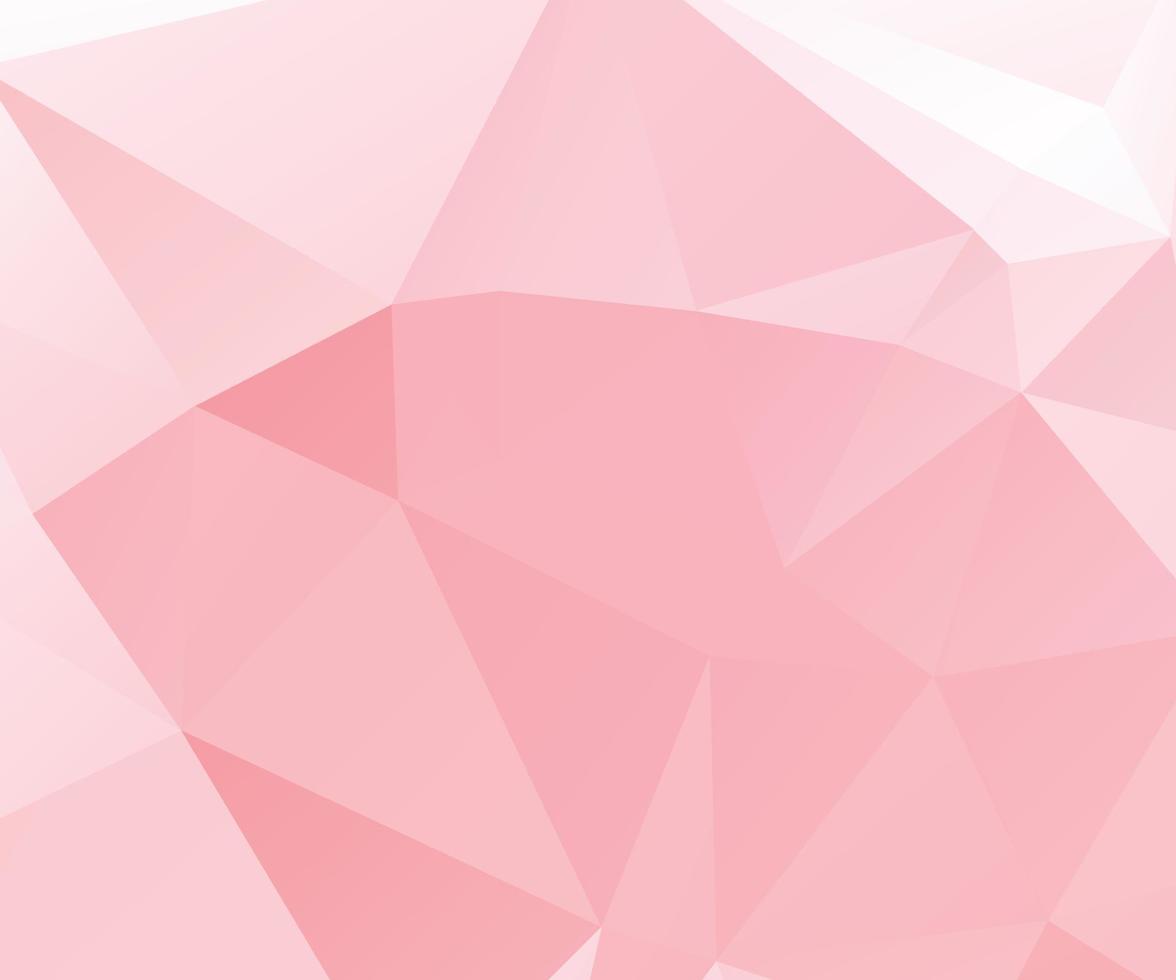 astratto rosa colore poligono sfondo disegno, astratto geometrico origami stile con pendenza. presentazione, sito web, sfondo, copertina, banner, modello modello vettore