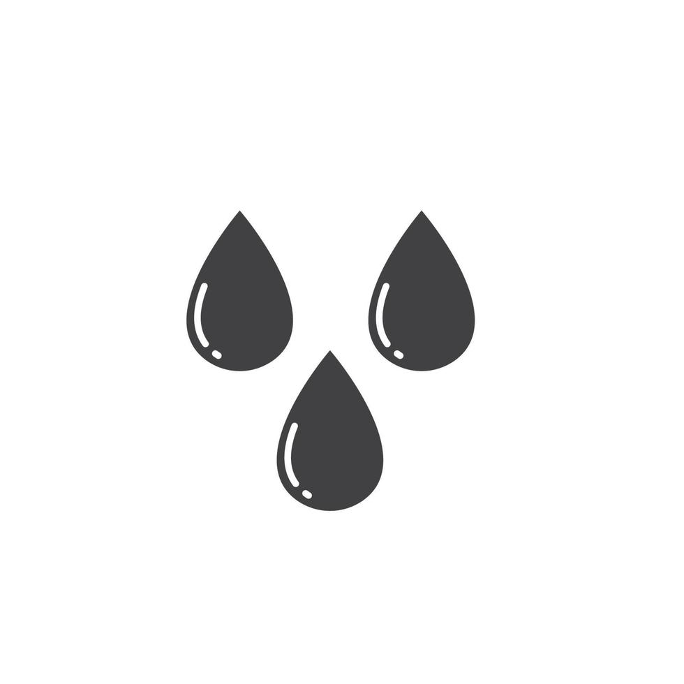 illustrazione vettoriale del modello di logo della goccia d'acqua