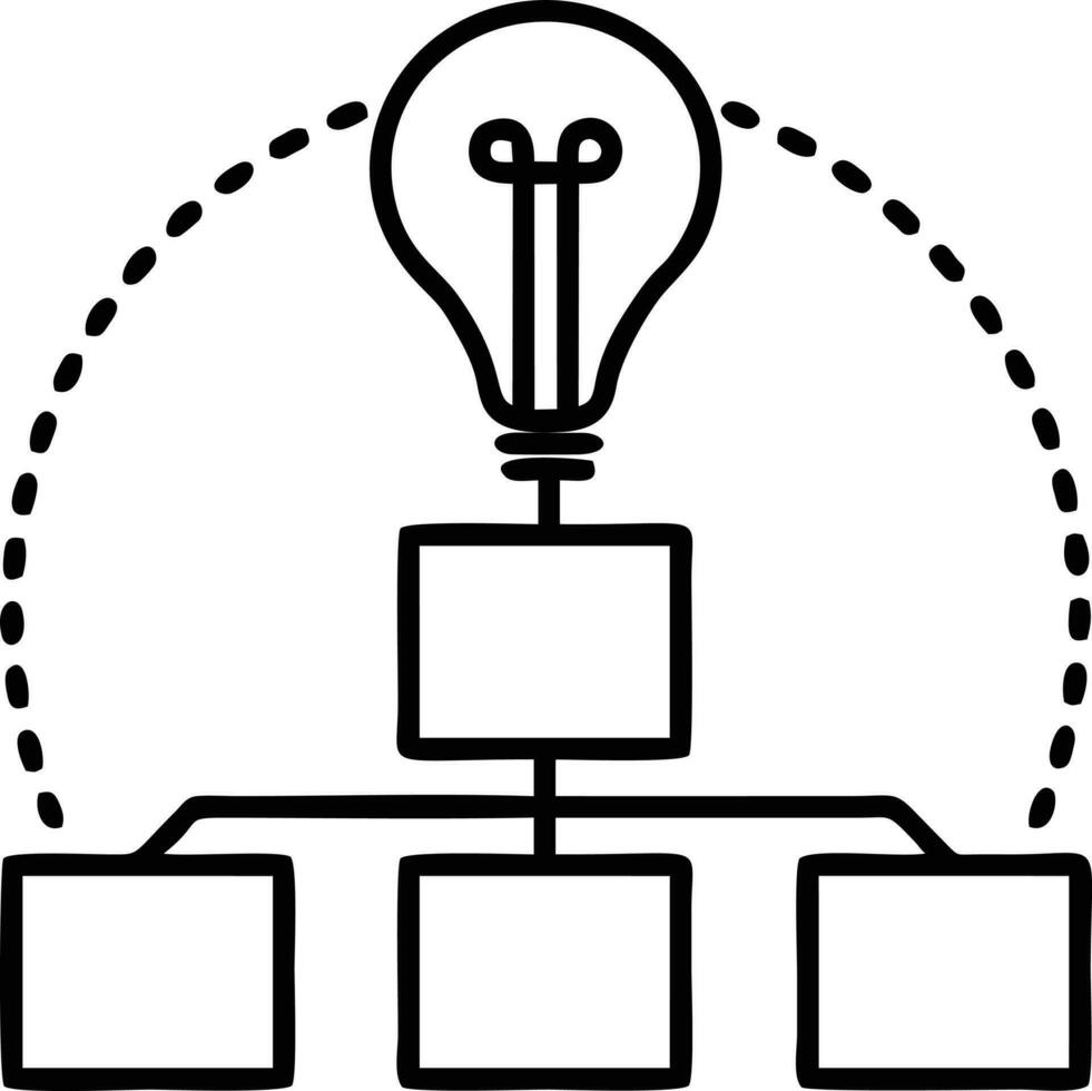 idea soluzione icona simbolo vettore Immagine. illustrazione di il creativo innovazione concetto design. eps 10