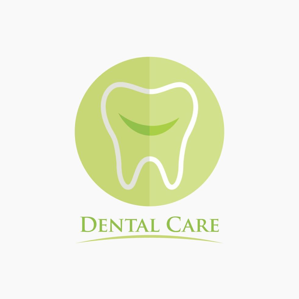 dentale logo modello vettore illustrazione design