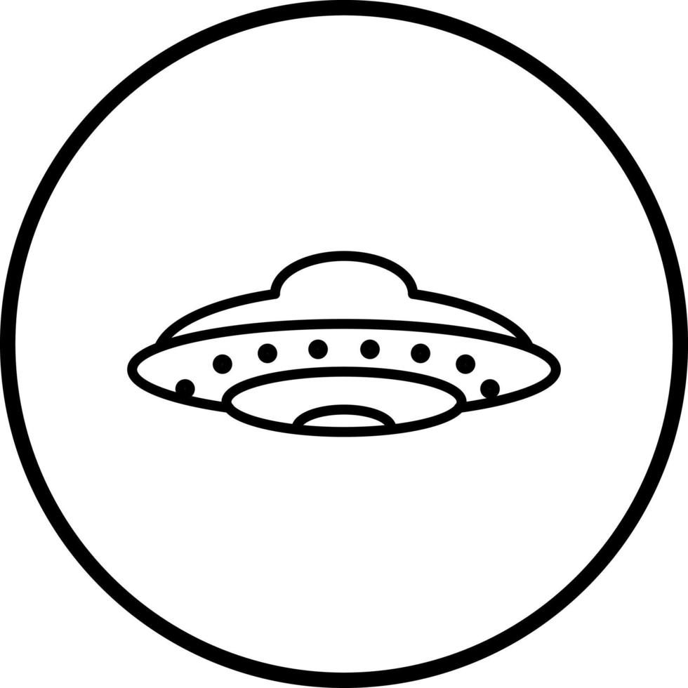 vettore design ufo vettore icona stile