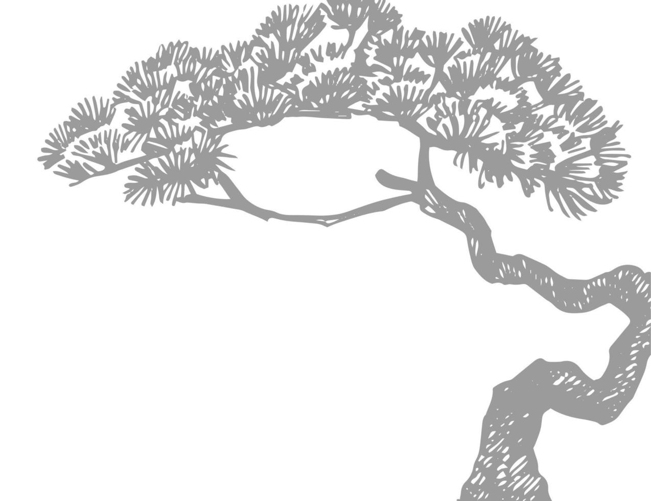 ramo e tè alberi. verde tè. vettore mano disegnato illustrazione.