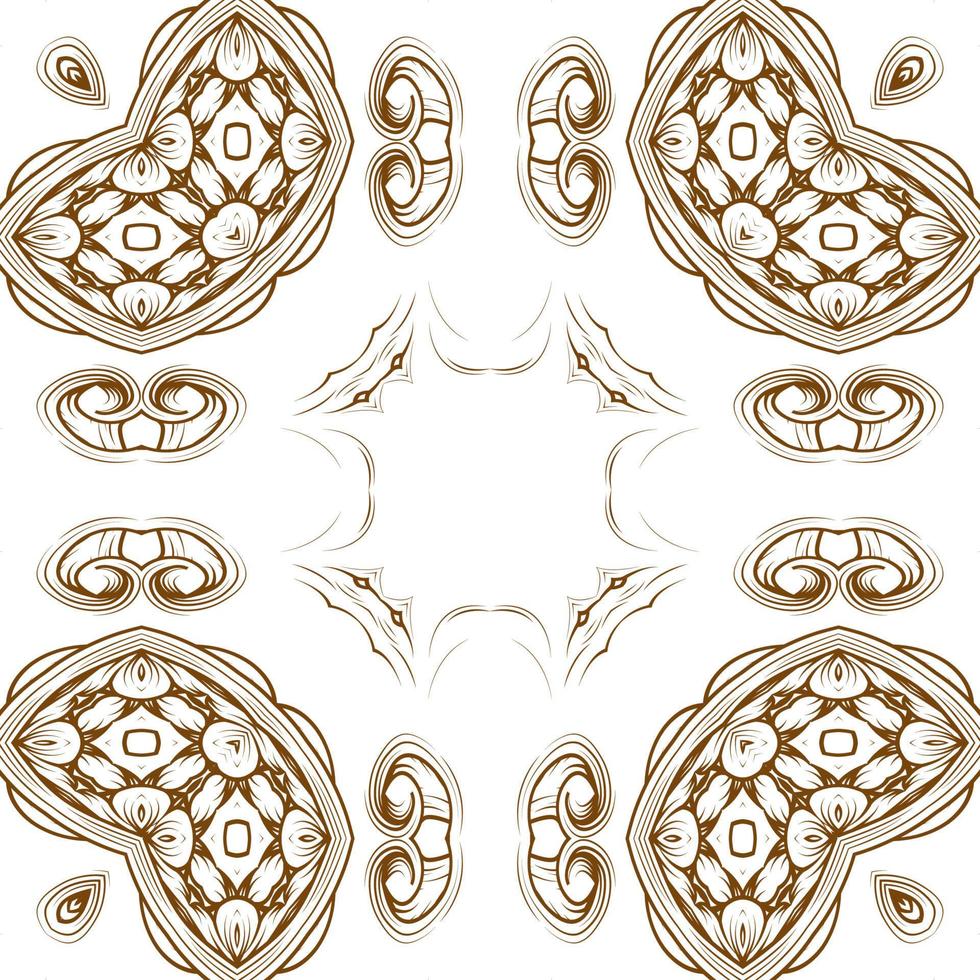 vettore senza soluzione di continuità modello. moderno elegante struttura. ripetendo geometrico sfondo con linee, cerchi e in modo vario dimensionato.