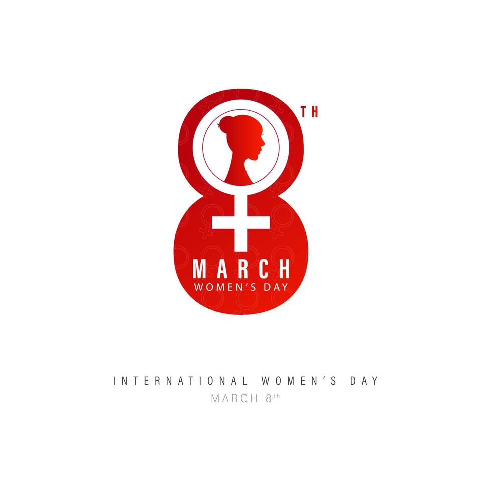 internazionale Da donna giorno marzo 8 ° vettore illustrazione