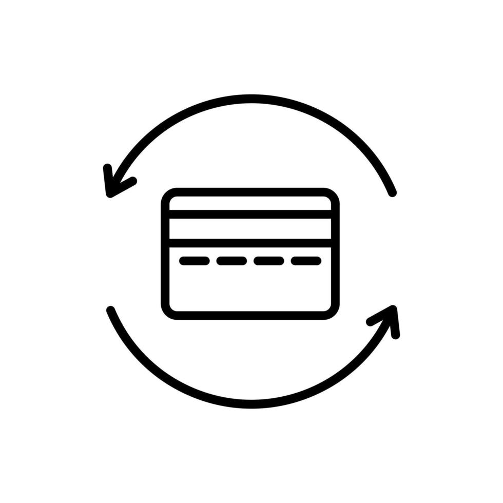 credito carta icona vettore impostare. banca carta illustrazione cartello collezione. banca account simbolo o logo.