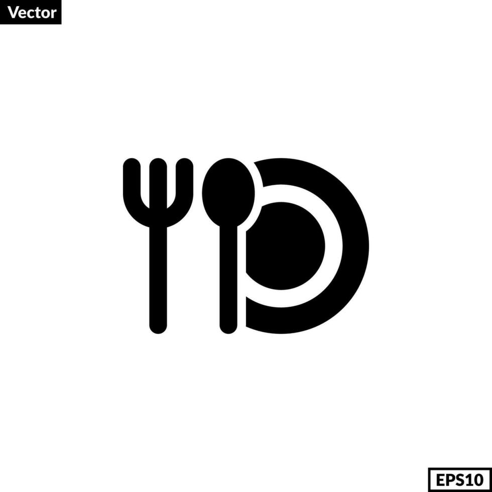ristorante simbolo icona vettore per qualunque scopi