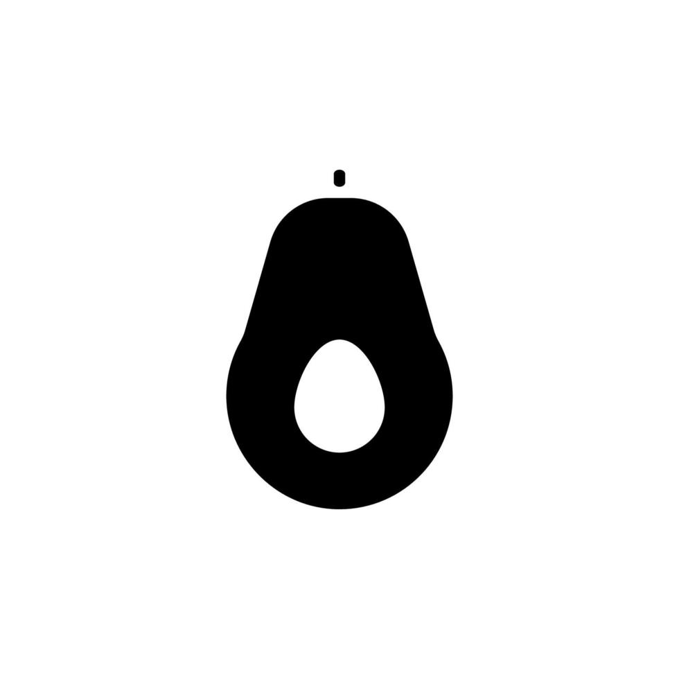 illustrazione vettore grafico di avocado icona. Perfetto per modello oggetti disegno, qualunque design elemento e qualunque scopi.