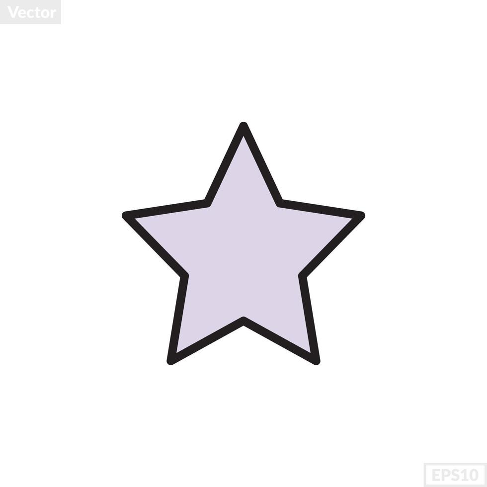 stella forma illustrazione vettore grafico