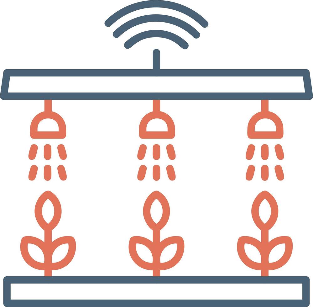 inteligente azienda agricola vettore icona