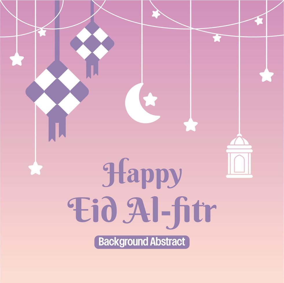 modificabile eid vendita manifesto modello. con diamante ornamenti, Luna, stelle e lanterne. design per sociale media e ragnatela. islamico vettore illustrazione