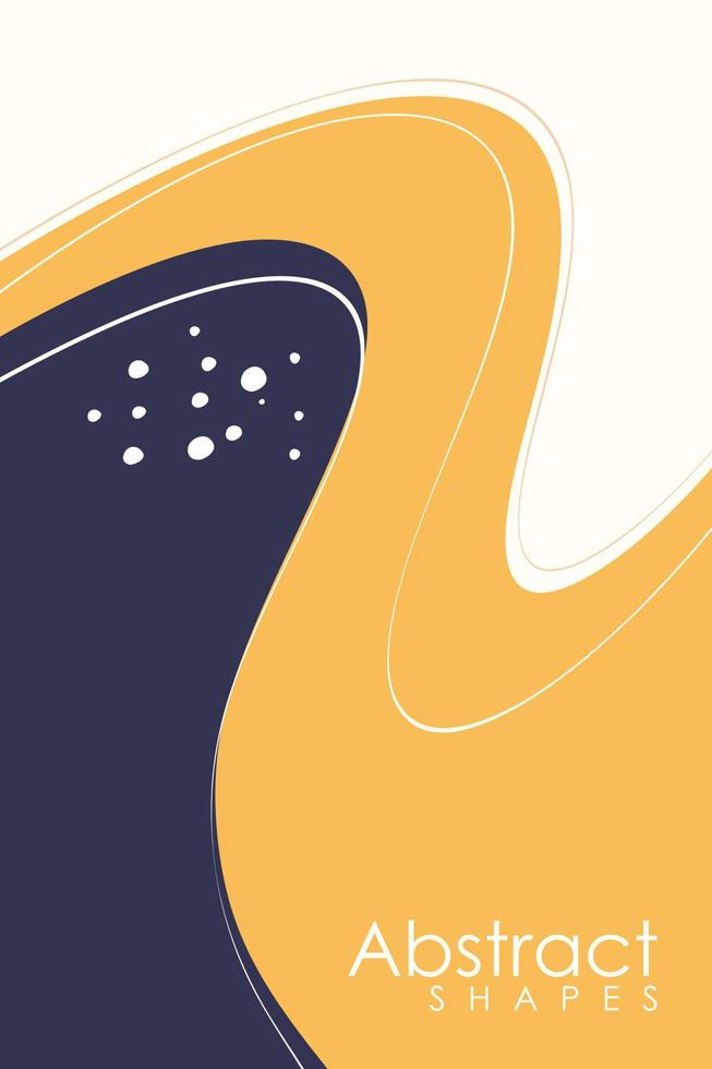 modelli alla moda con forme astratte organiche e linee in colori pastello nudi. beige neutro, fondo in terracotta in stile boho. collage contemporaneo arancione bruciato. illustrazione vettoriale