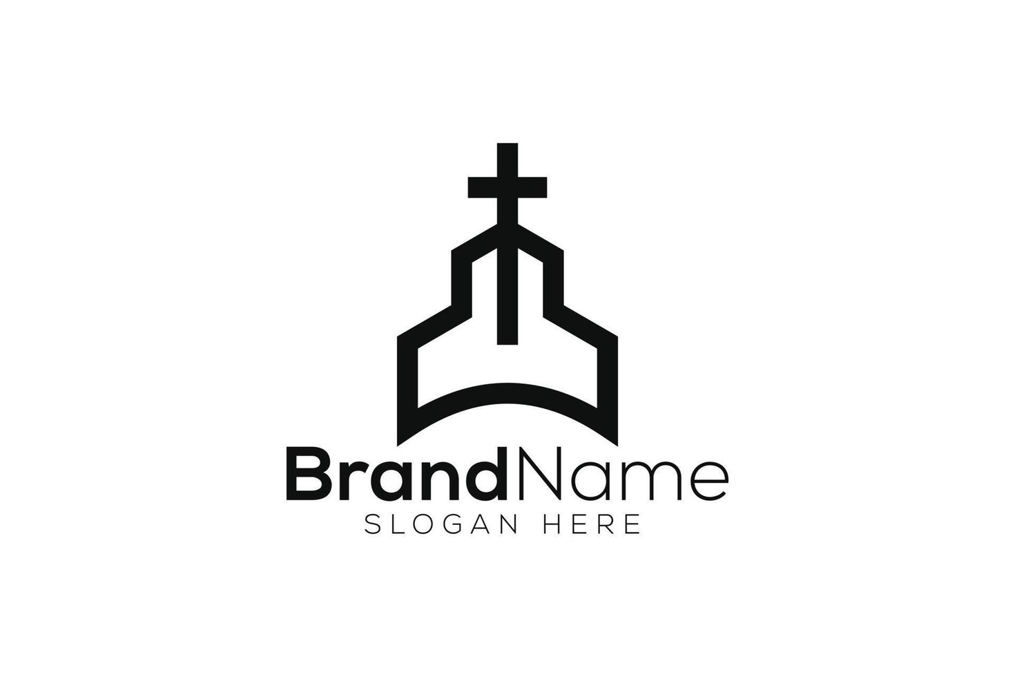 cristiano più logo design modello vettore