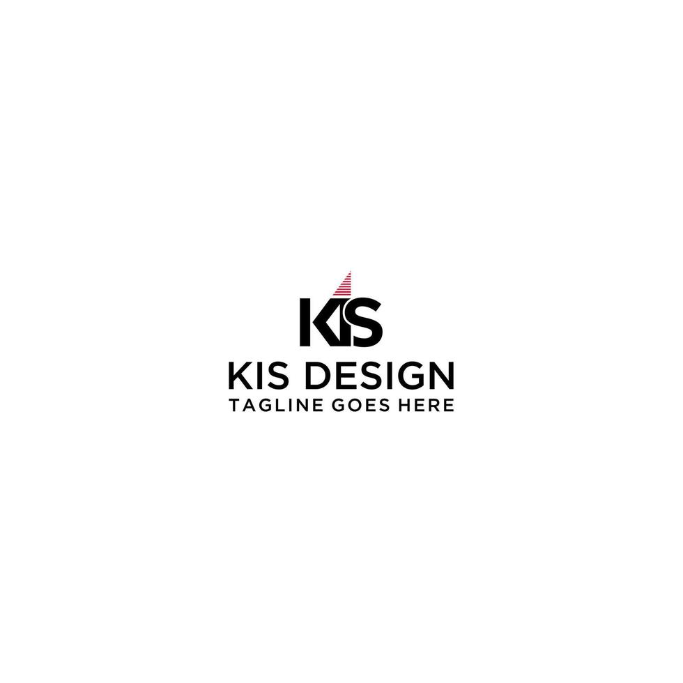 kis lettera logo creativo design. vettore