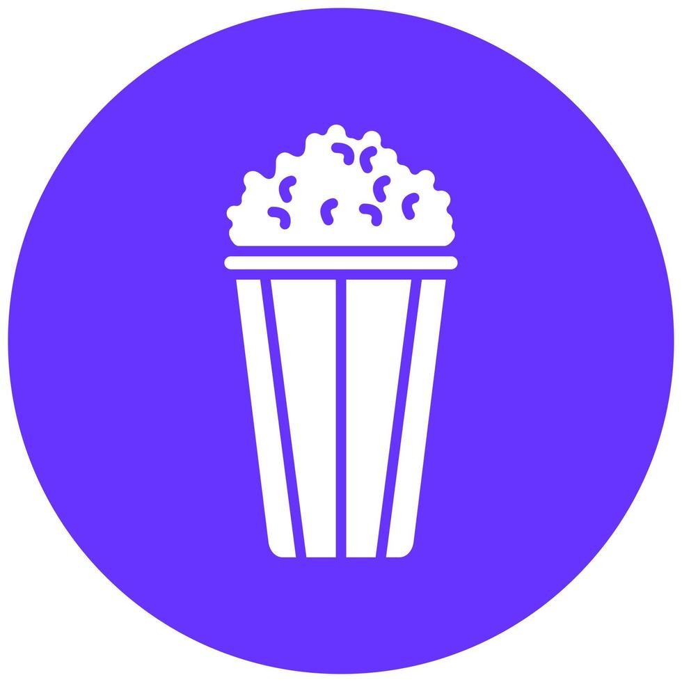 vettore design Popcorn vettore icona stile