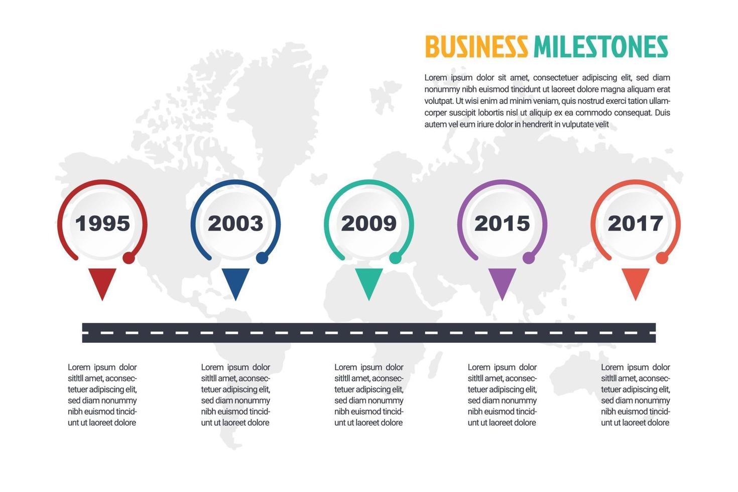 modello di business infografica minima vettore