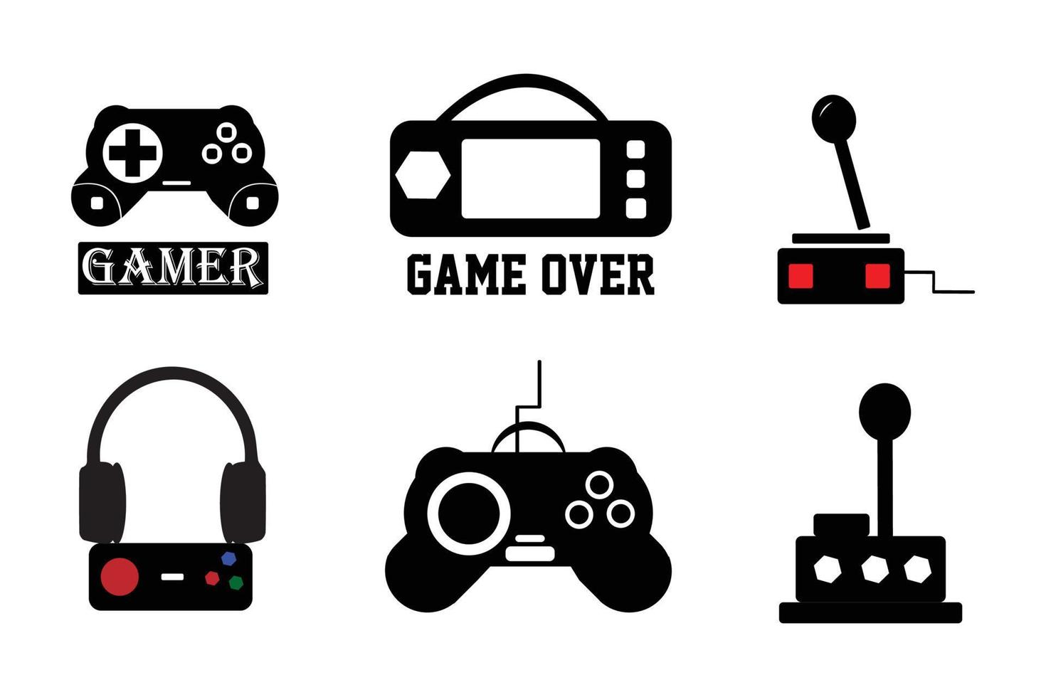 gioco icone vettore impostato di aggeggio segni.