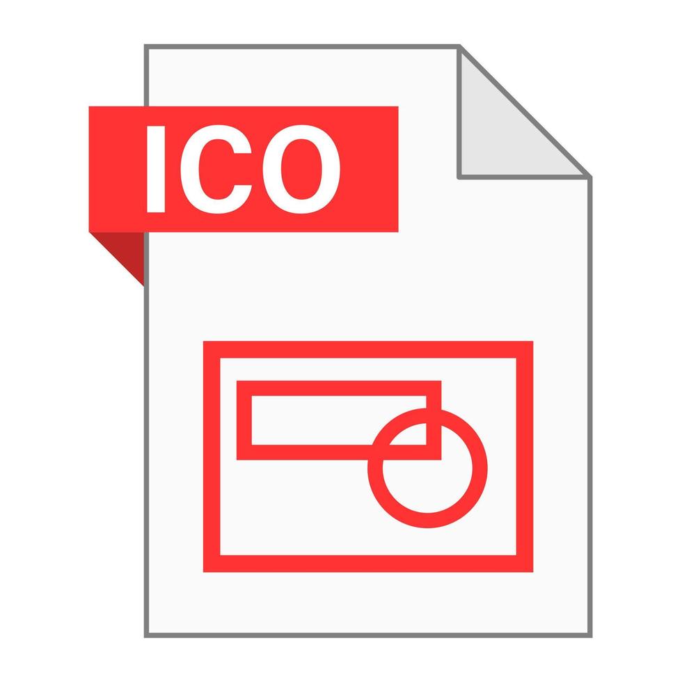 moderno piatto design di ico file icona per ragnatela vettore
