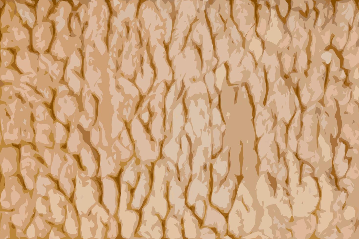 realistico illustrazione di leggero Marrone ispido tessuto. astratto sfondo di felpa finto pelliccia vello superficie avvicinamento. vettore
