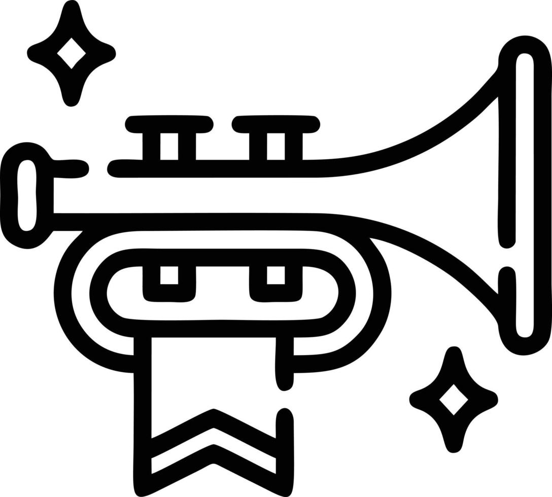 tromba strumento icona simbolo design vettore Immagine. illustrazione di musicale tromba corno vettore design Immagine. eps 10