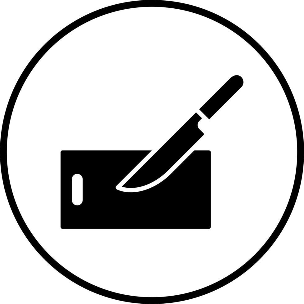 vettore design chopping tavola vettore icona stile