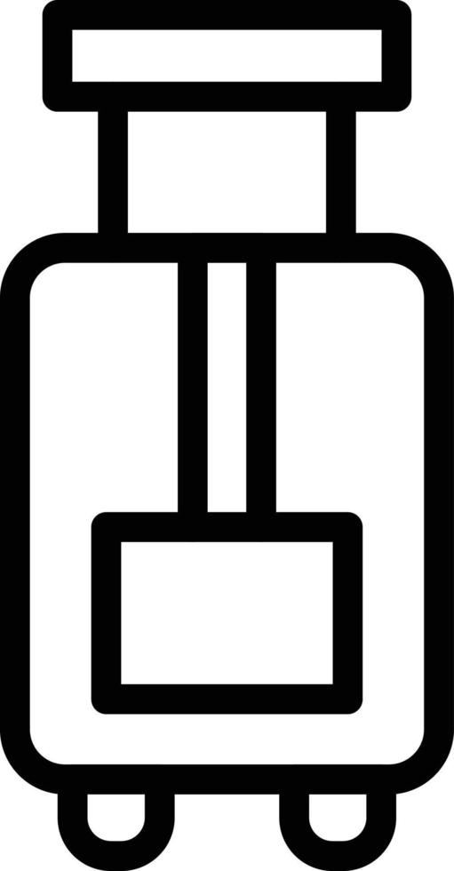 vettore design bagaglio icona stile