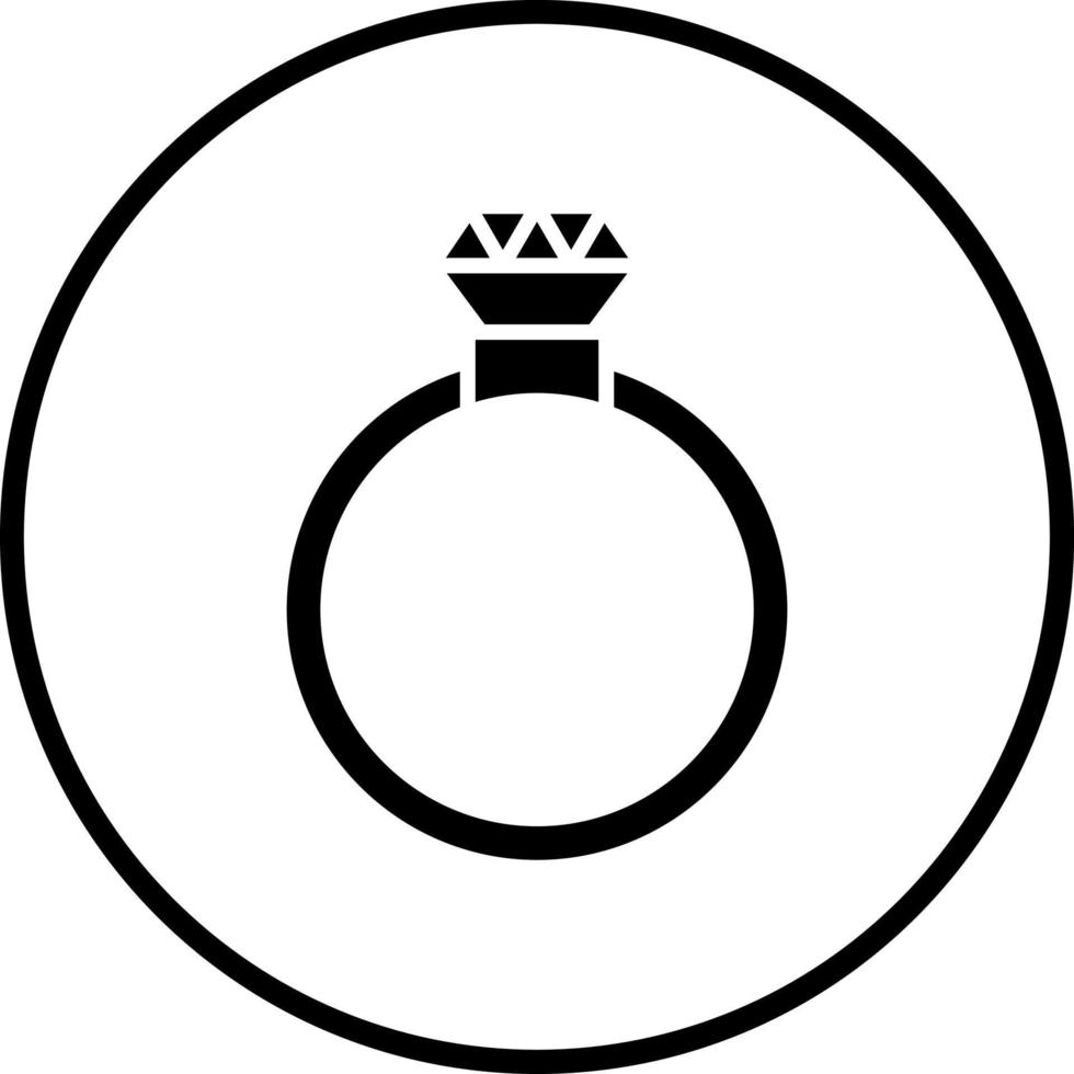 anelli vettore icona stile