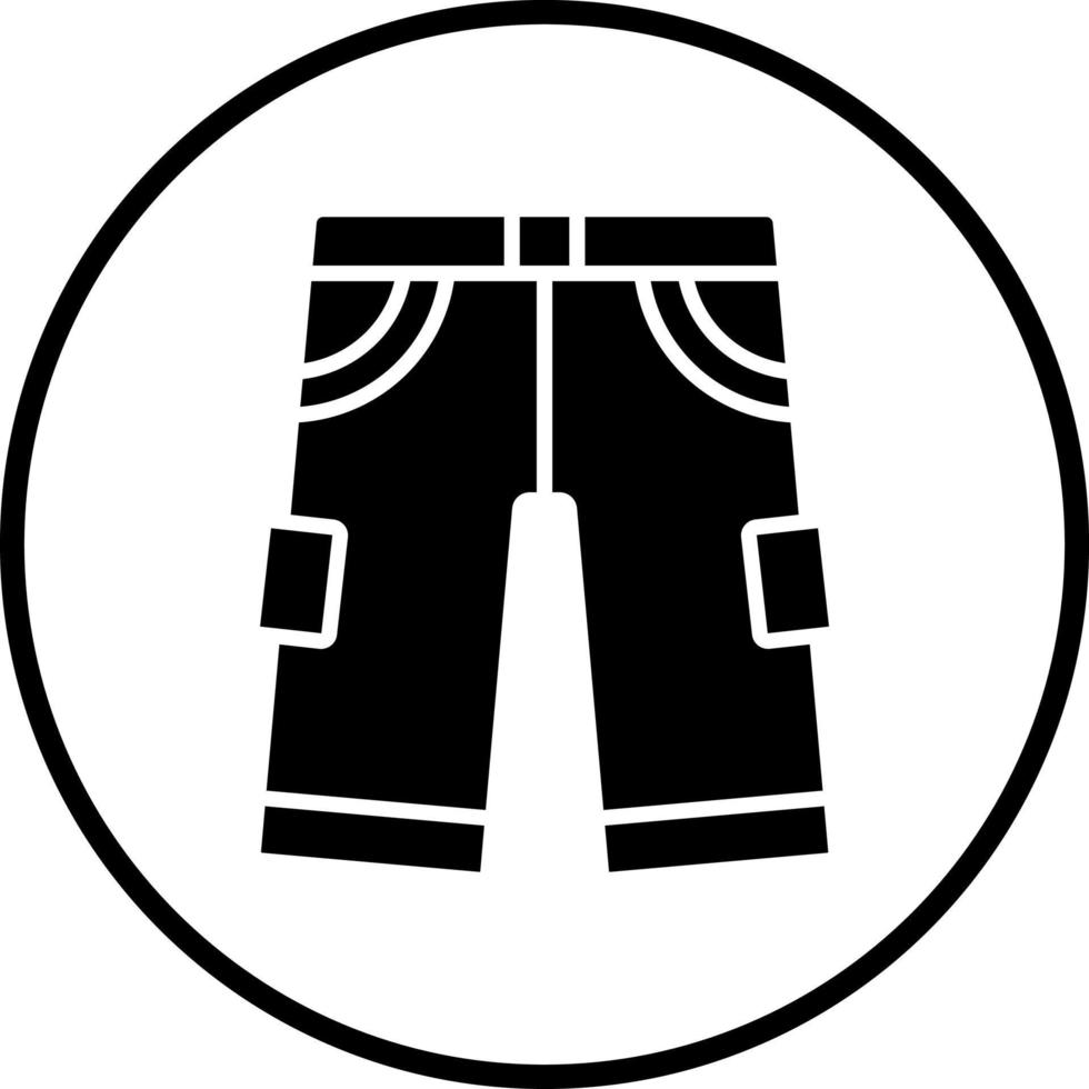 Rugby pantaloni vettore icona stile