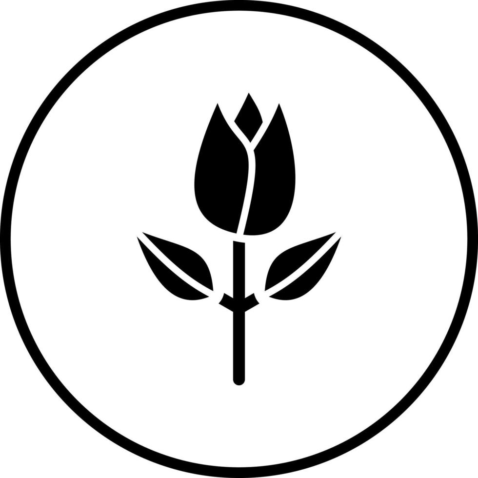 tulipano vettore icona stile