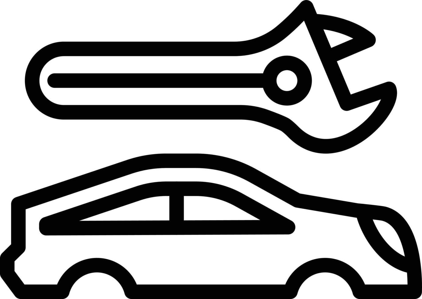 auto corpo riparazione vettore icona stile