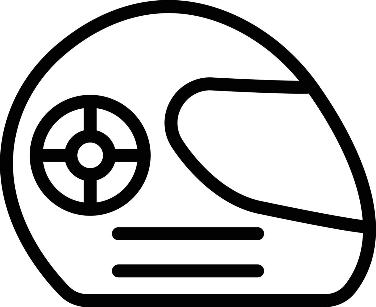 vettore design casco icona stile