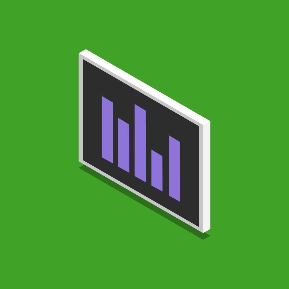 lavagna e statistiche isometriche vettore