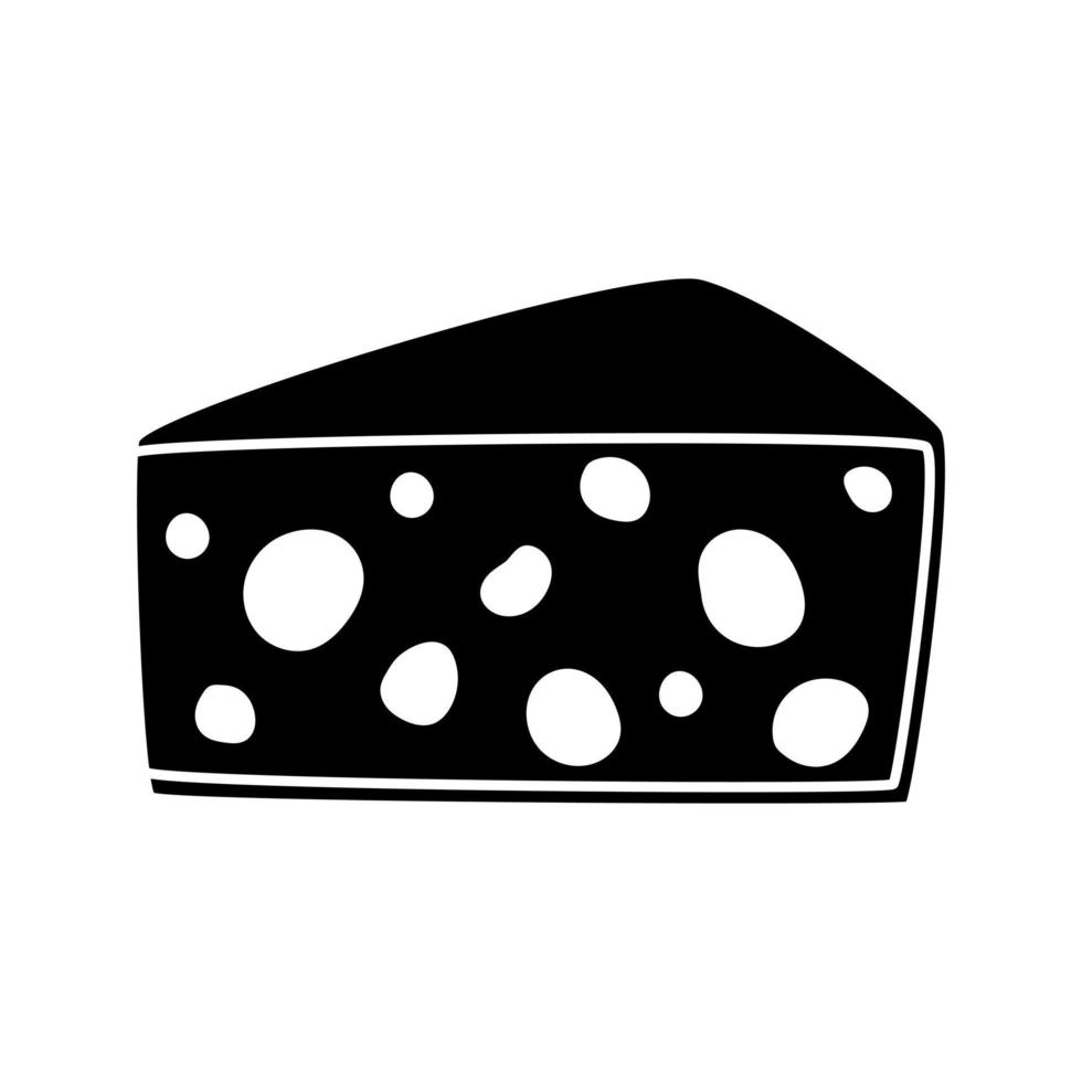 formaggio icona vettore. latte Prodotto illustrazione cartello. cibo simbolo. formaggio azienda agricola logo. vettore
