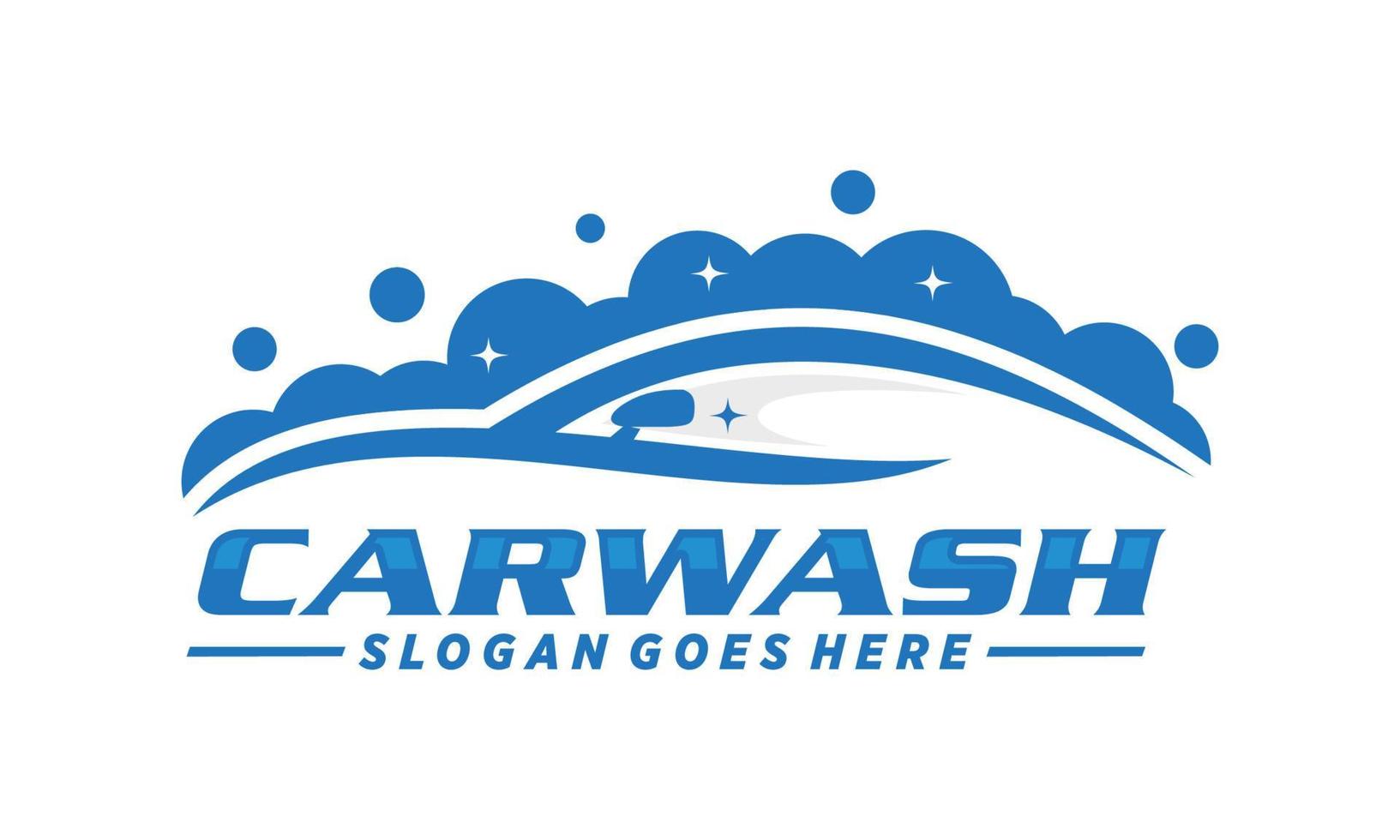 auto lavare logo design vettore