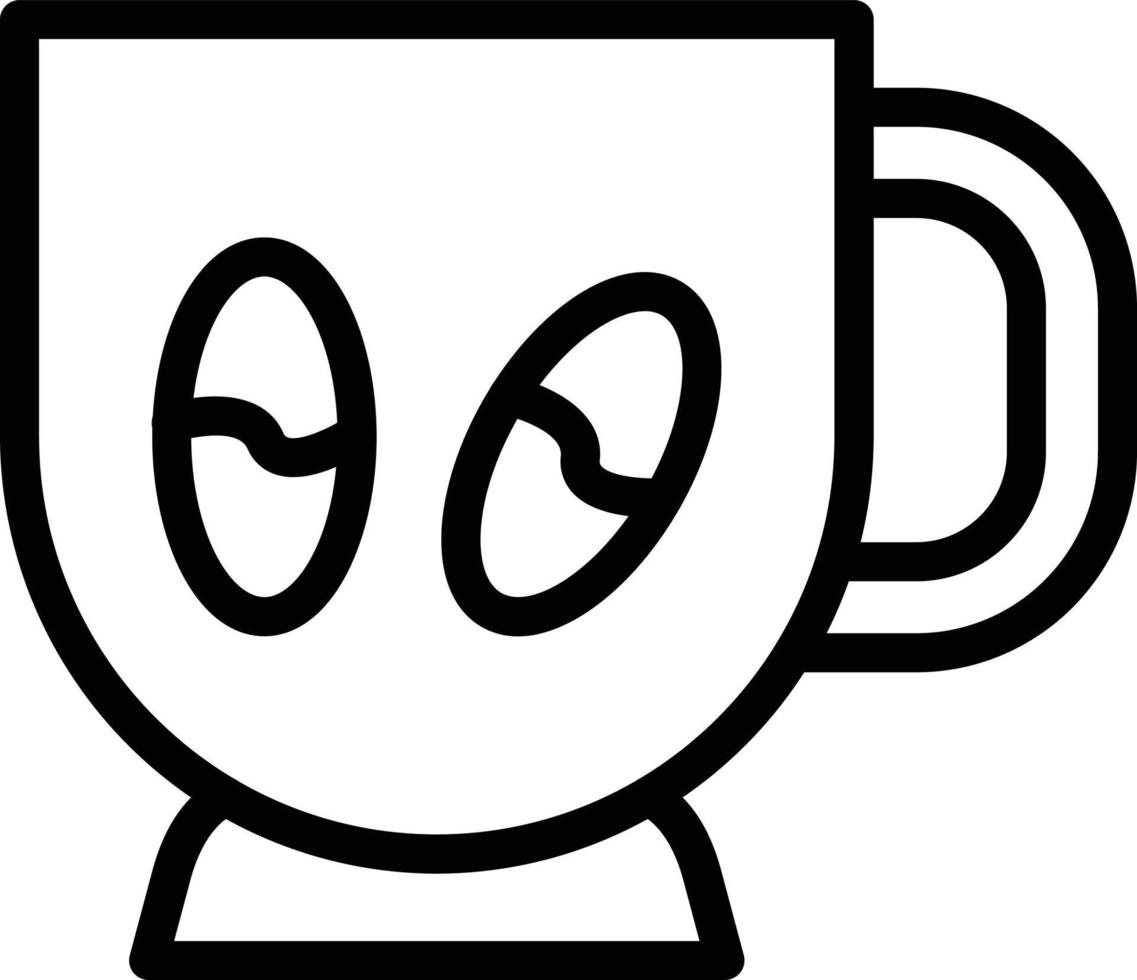 vettore design caffè tazza icona stile