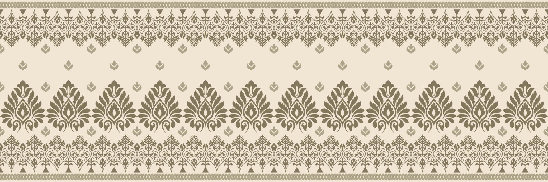 etnico modello. bandana Stampa. seta collo sciarpa o fazzoletto. design per saree, patola, sari, dupata, tessile. piastrella modelli. azteco stile. floreale Vintage ▾. boemo indiano motivo stile. vestiario. vettore. vettore